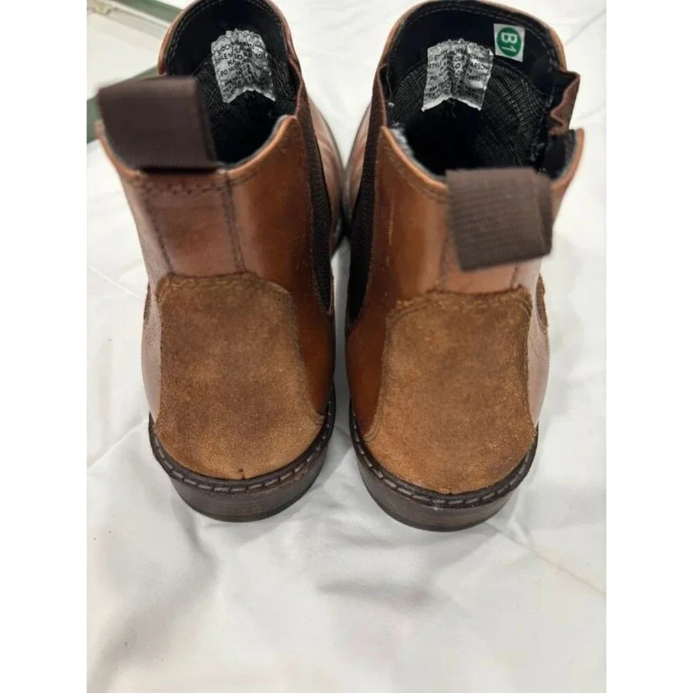 Men’s Kurt & Lawson Brown Size 10.5 Slip-On Half Boots